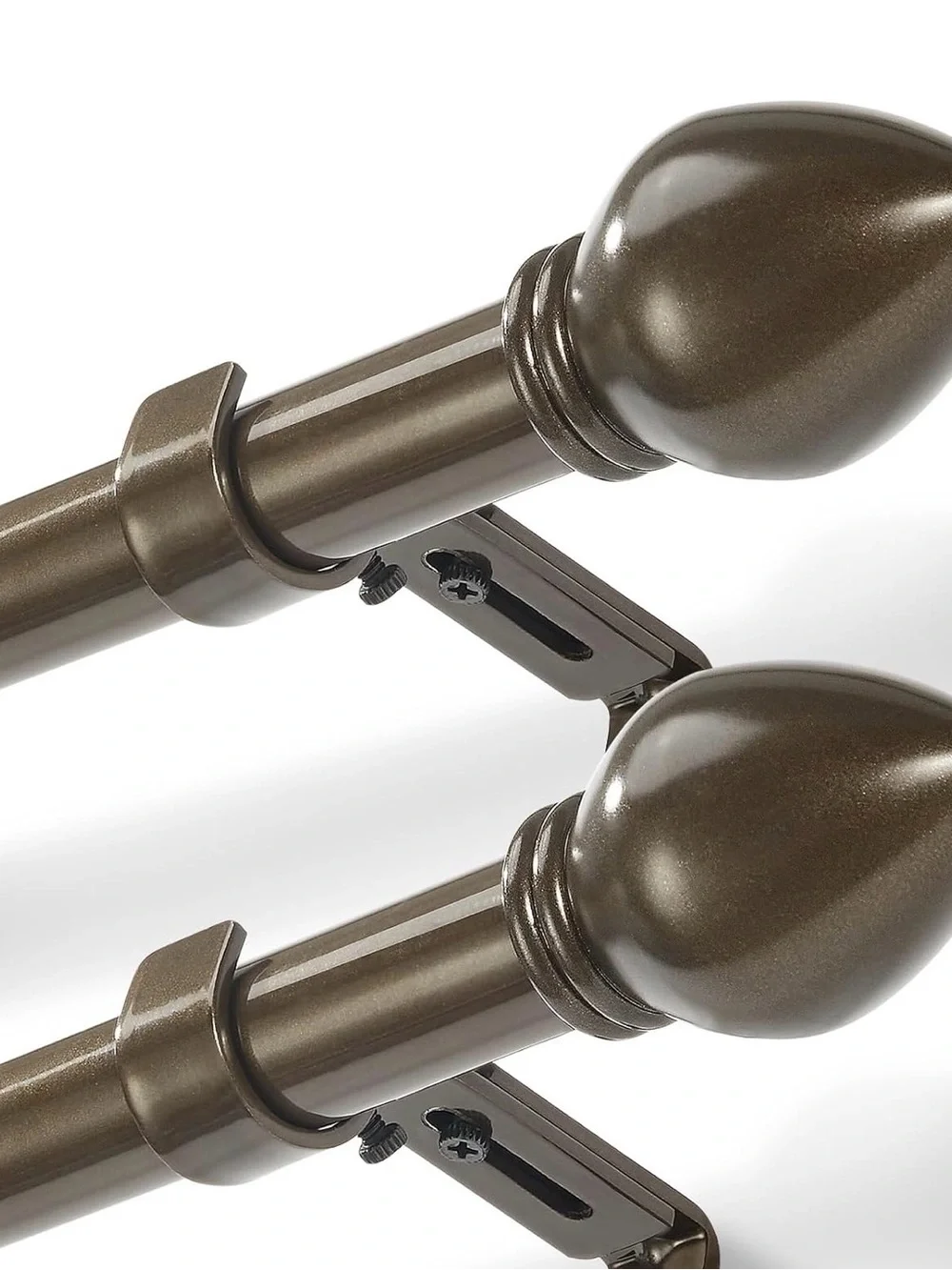 Windows 16 to 48 inches, Curtain Rod Max Adjustable Length to 60 in
